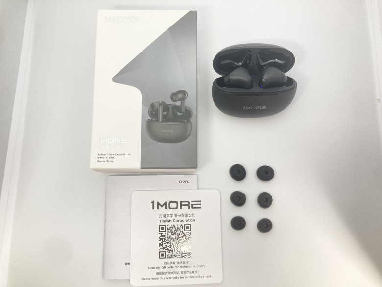 1MORE Q20 同梱物