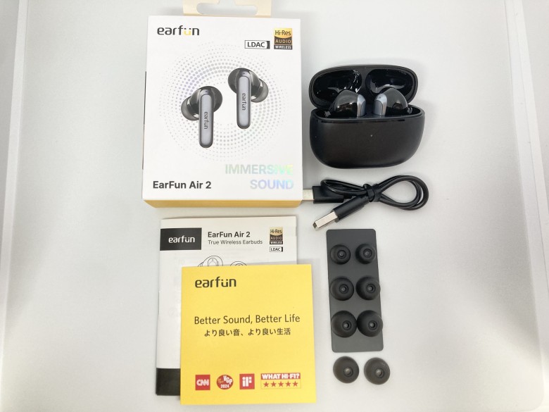 earfun Air 2 同梱物