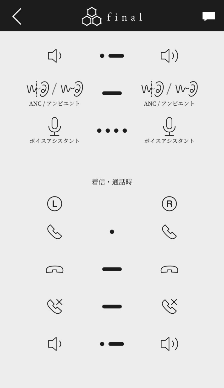 final TONALITE アプリ画面